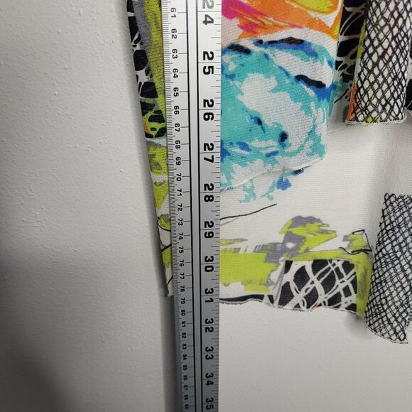 Kaktus mixed print funky nylon maximalist bright graffiti grunge tip size L - Picture 7 of 7